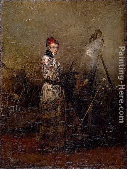 Alexandre-Gabriel Decamps Self-Portrait